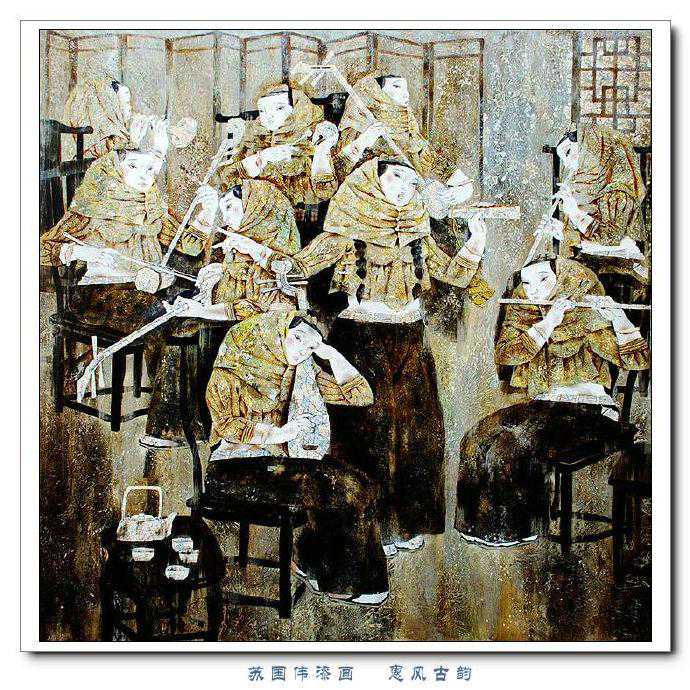 漆海南风 -- 苏国伟漆画