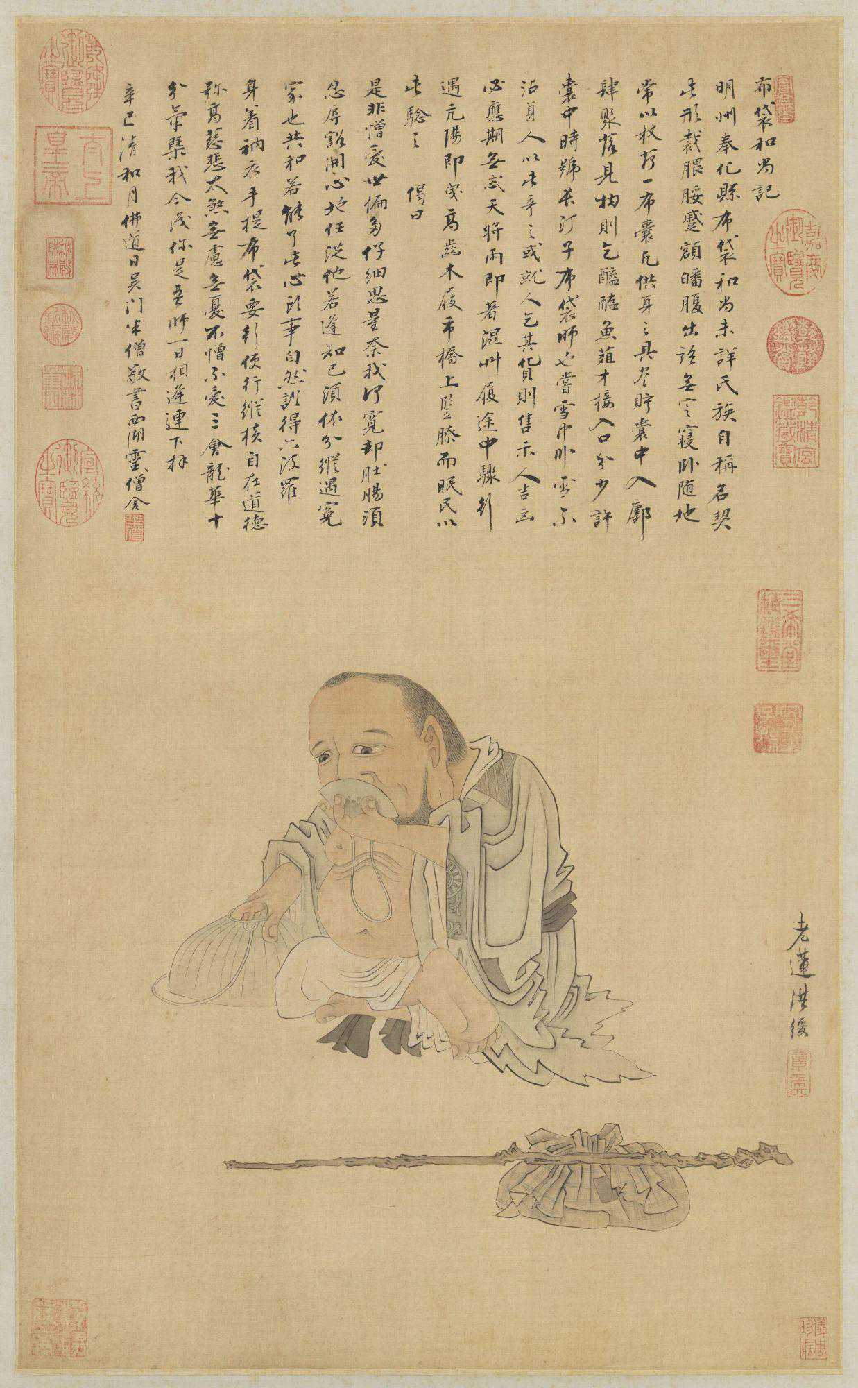 陈洪绶｜明末最著名的人物画家，画境高古，上溯晋唐