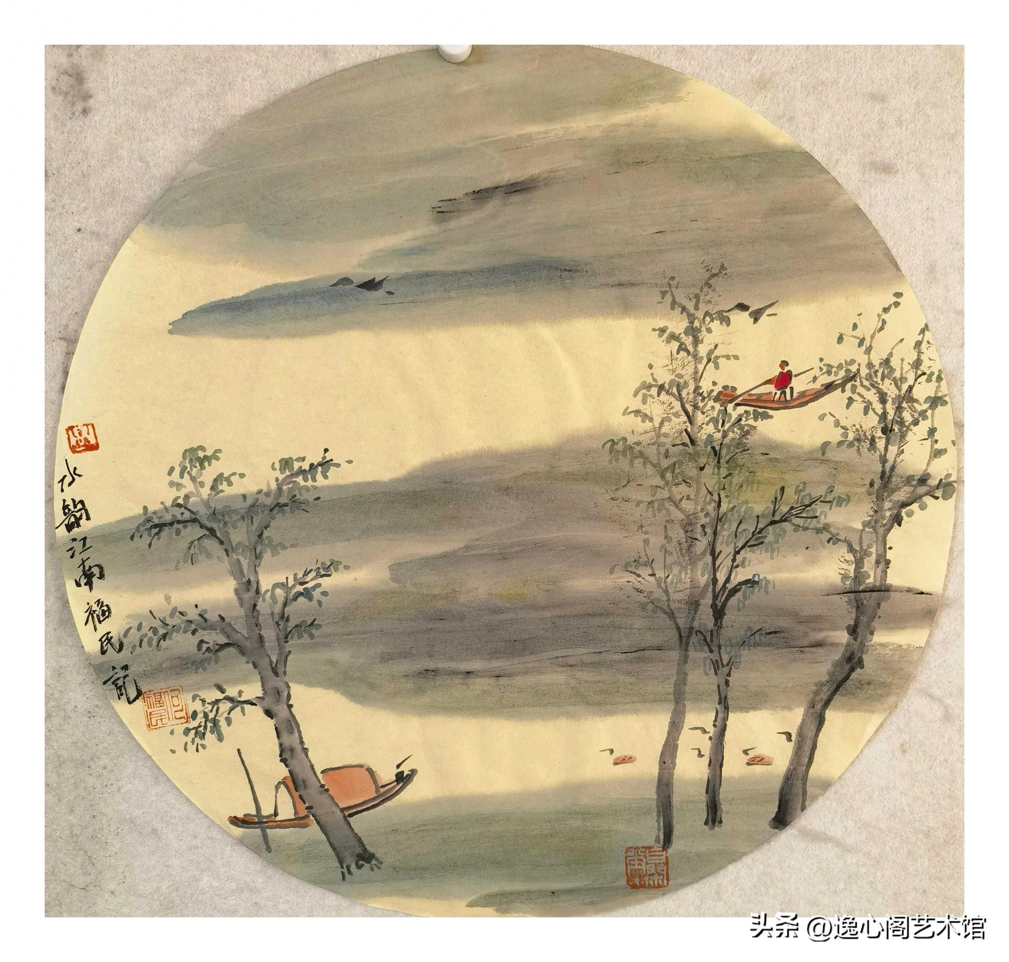 逸心阁字画艺术馆推荐何福民山水画