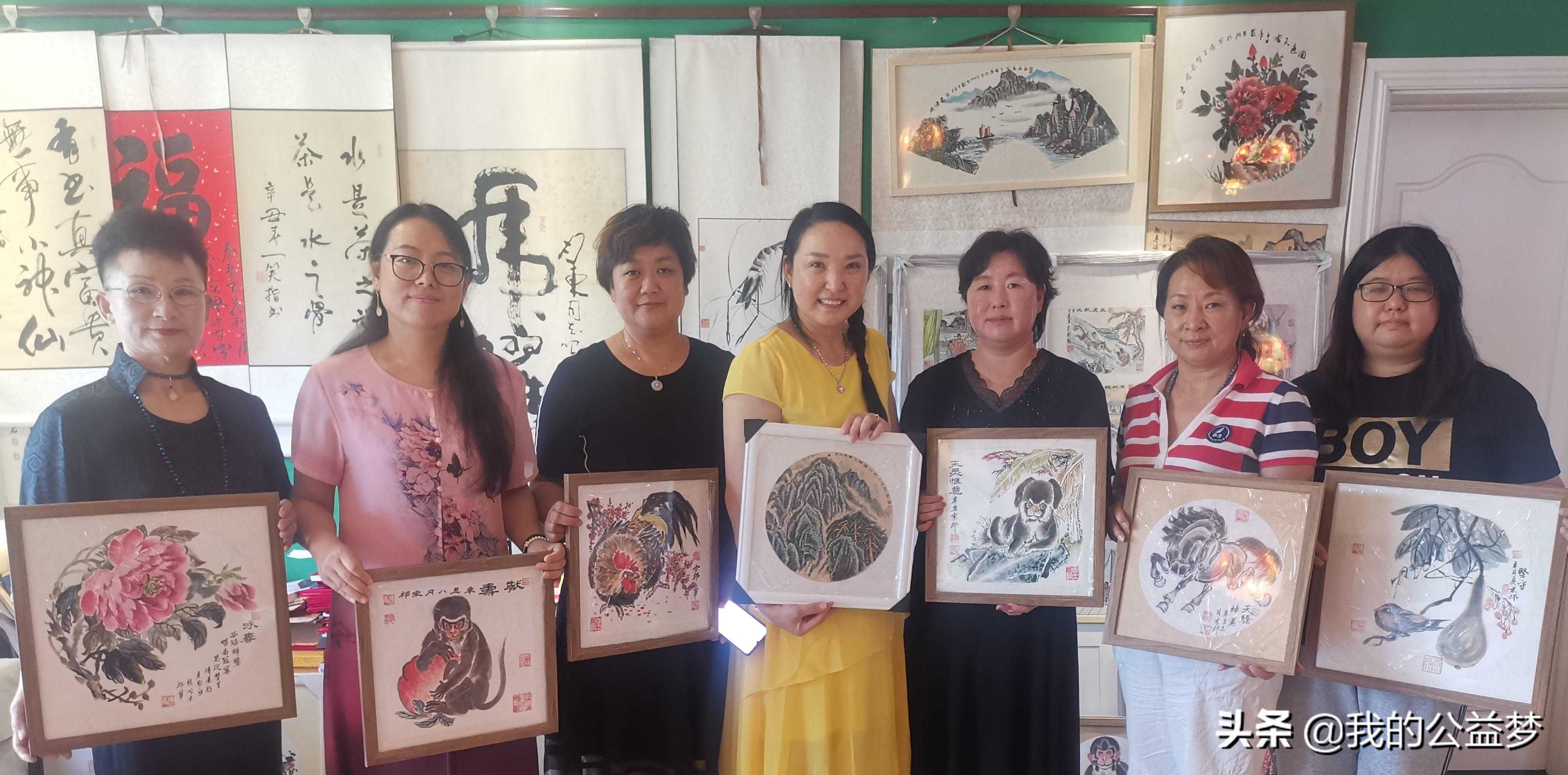 文华书画院举办纳凉书画联谊会