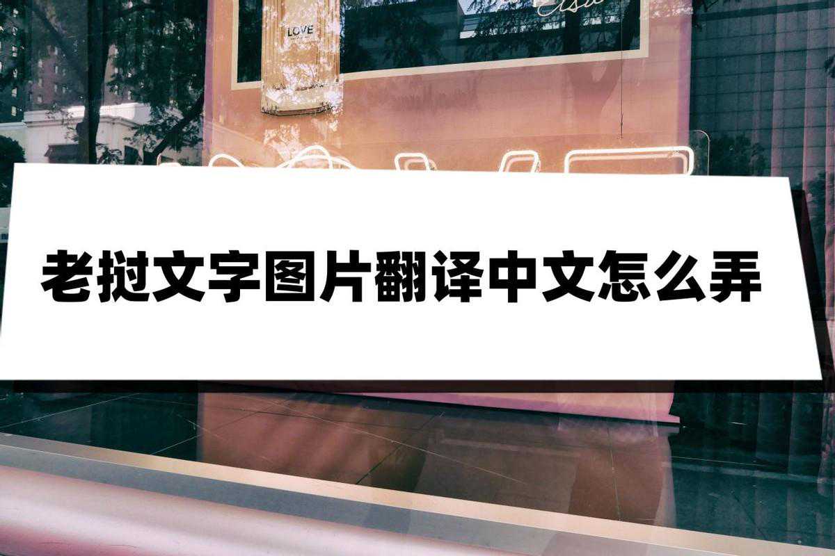 老挝文字图片翻译中文怎么弄？这三种方法记得收藏