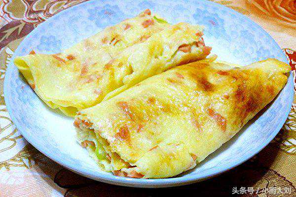 鸡蛋饼如何摊得薄薄的，不粘锅，又好吃？大厨教你的4招，快收藏